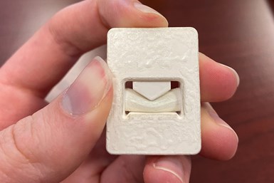 3D printed pinch valve
