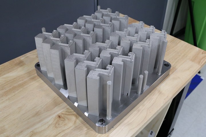 3D printed vane retainers 