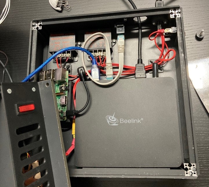 Beelink mini PC in a 3D printer