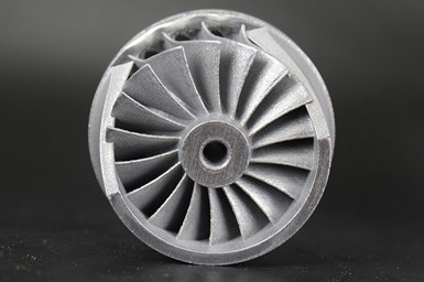 Uniformity Labs’ ultralow-porosity binder jetting powders are said to result extraordinarily high precision parts exhibiting excellent material properties and surface finish. Photo Credit: Desktop Metal and Uniformity Labs