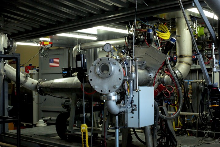 inside the Greyhound reactor unit