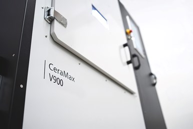 Lithoz’s CeraMax Vario V900 3D ceramic printer. Photo Credit: Lithoz