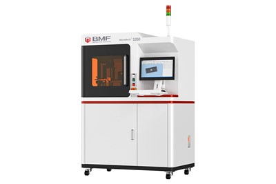 BMF’s MicroArch S350 Offers High-Throughput Microscale 3D Printing