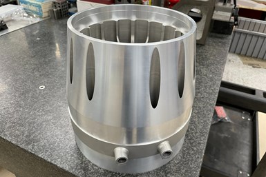 15-inch-diameter 3D printed turbine housing