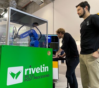 Rivelin robotic postprocessing system