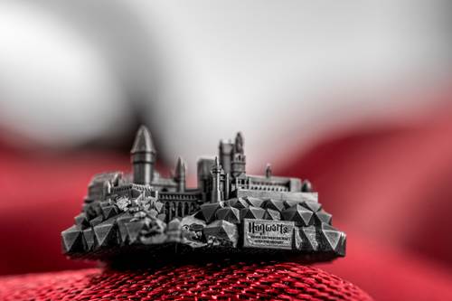 Micro 3D printed Hogwarts castle