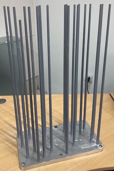 3D printed golf putter shaft prototypes