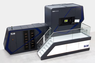 SLM Solutions’ NXG XII 600E features an SLM Open Architecture that enables maximum flexibility for tailoring process parameters to optimize application results with maximum productivity. Photo Credit: SLM Solutions