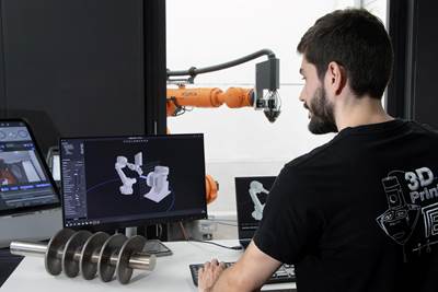 Robot Slicer Software Simplifies Wire-Laser Metal 3D Printing Technology 