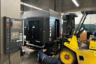 Mantle installs a P-200 metal 3D printer at Westec Plastics.
