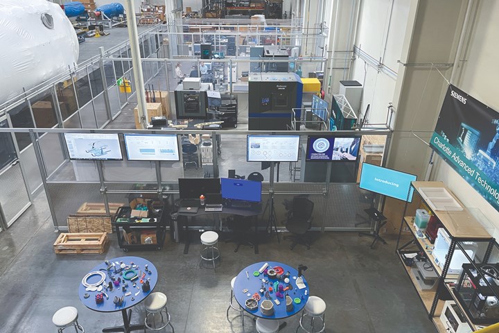 Siemens' CATCH center inside of a gas turbine facility