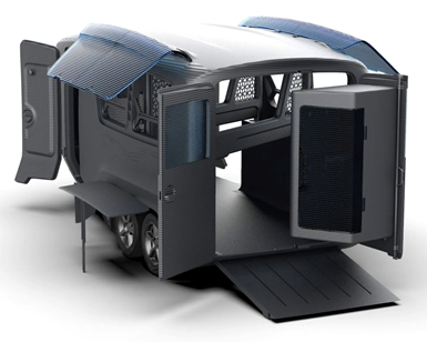 Double D 3d printed trailer rendering
