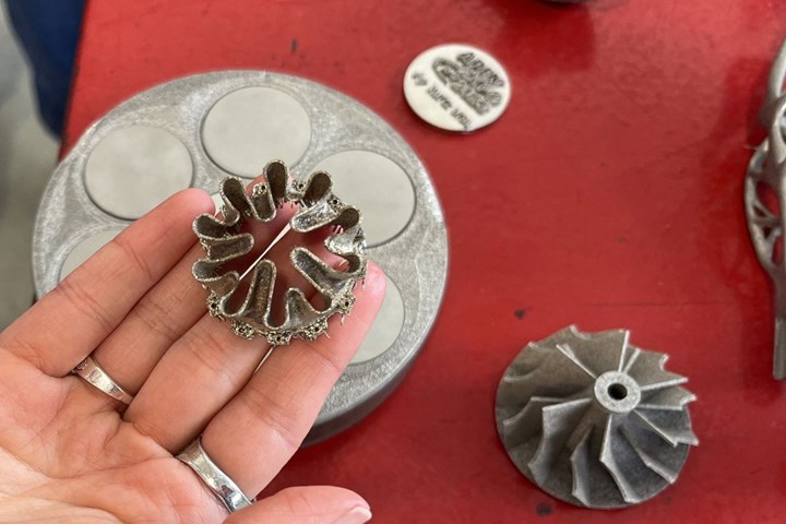 3D printed metal parts 