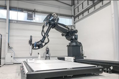 CEAD’s Flexbot Robotic AM system. Photo Credit: CEAD