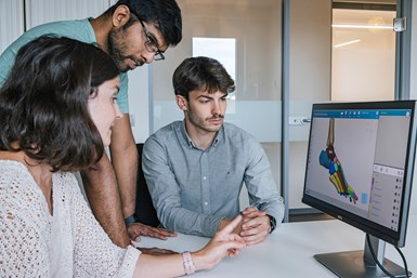 The Mimics Flow Case Management software enables 3D labs and clinicians to better organize, track and collaborate on cases. Photo Credit: Materialise