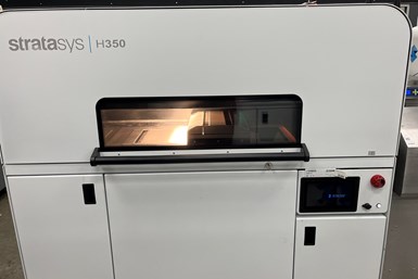 Stratasys’ most recent 3D printing technology, SAF enables quick means of mass production for end-use parts. Photo Credit: Additive Manufacturing