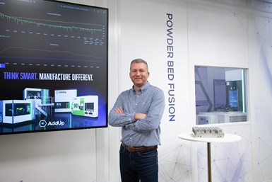 Julien Marcilly at The AddUp Solution Center, AddUp’s North American subsidiary located in Cincinnati, Ohio. Photo Credit: AddUp