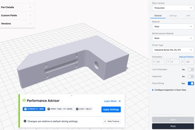 Markforged’s Performance Advisor Accelerates, Simplifies Part Simulation