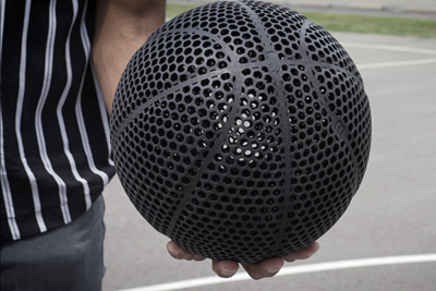 3D Printed Airless Basketball Now for Sale