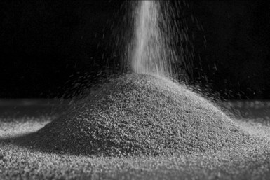 After sieving, the atomized powder is ready for use in 3D printing. Continuum Powders commonly processes alloys including Ti64, 4340 steel, nickel 718 and 316L stainless steel.  Source: Continuum Powders