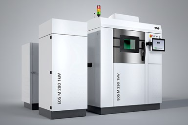 EOS M 290 1kW metal printer. Source: EOS