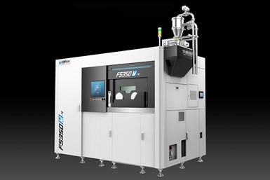 Farsoon’s FS350M-4 is a medium-sized metal 3D production system offering advanced features that enable higher material efficiency and reduced cost. Source: Farsoon