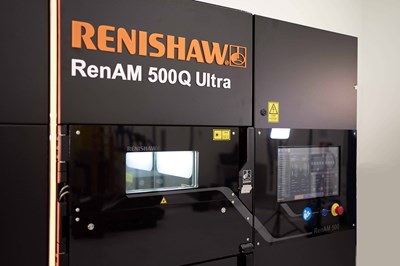 Renishaw RenAM 500Q Ultra AM System Features Productivity-Boosting Tempus Technology