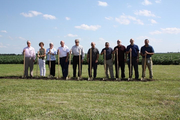 Park Aerospace celebrating the groundbreaking for its facility expansion back in August 2019.