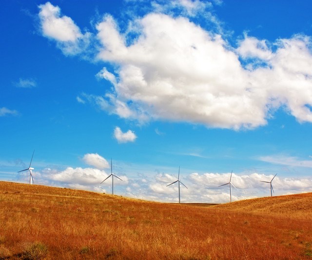 wind turbines