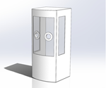 Fiberglass composites enable lighter, sturdier COVID-19 testing booth design