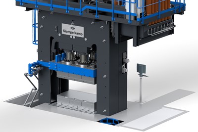 First Siempelkamp SMC press system for U.S. customer accepted