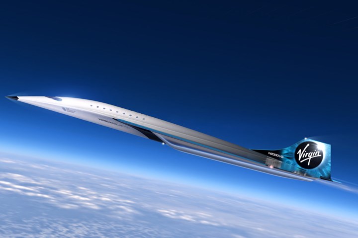 Virgin Galactic Mach 3 aircraft design