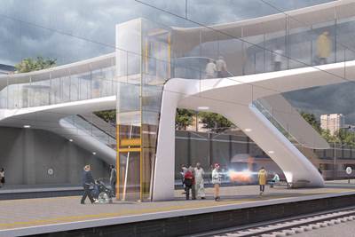 NCC, Network Rail join to construct composite footbridge
