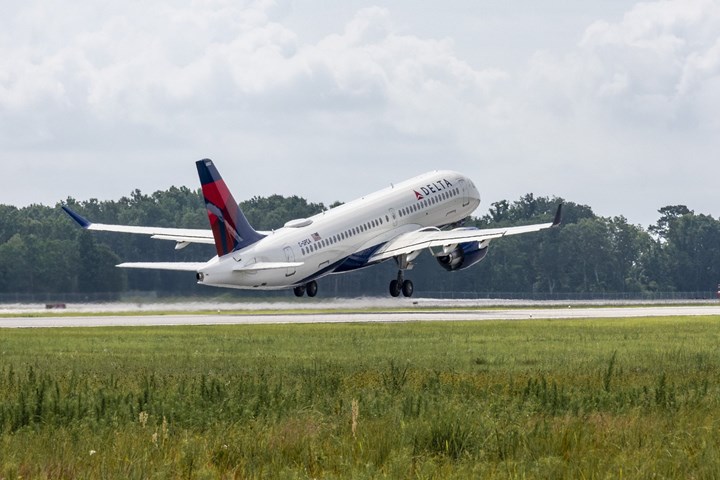 U.S.-built A220 delivered by Airbus