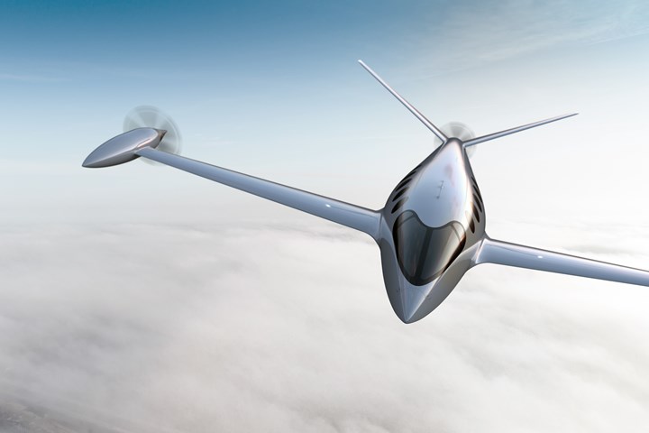 Eviation Aircraft's all-electric Alice rendering