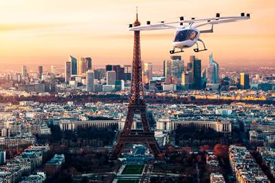 Volocopter begins testing in Paris for VoloCity eVTOL aircraft