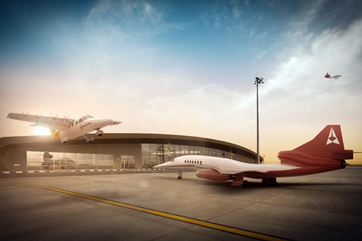 Aerion AS2 supersonic private jets.