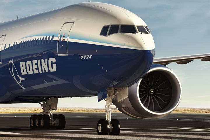 Boeing 777X aircraft