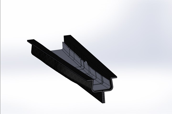 Full-scale C-spar tool design developed at UDRI 
