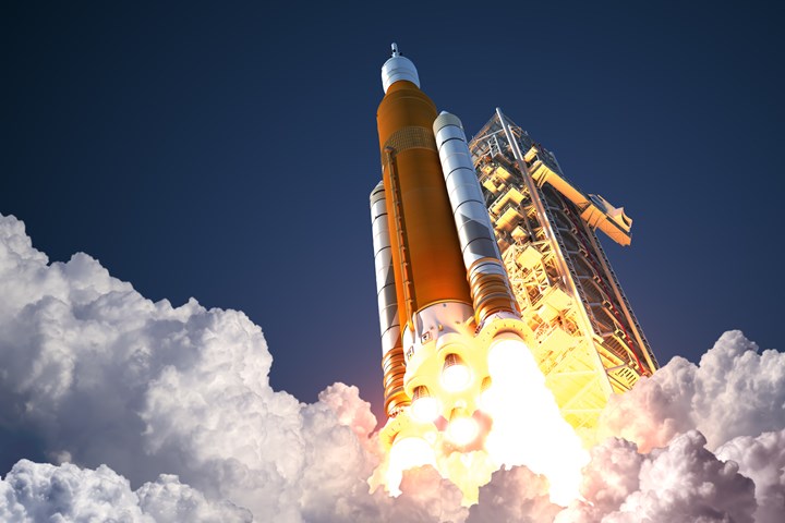 Getty Image of a rocket