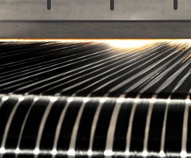 Eisenmann carbon fiber furnace close-up