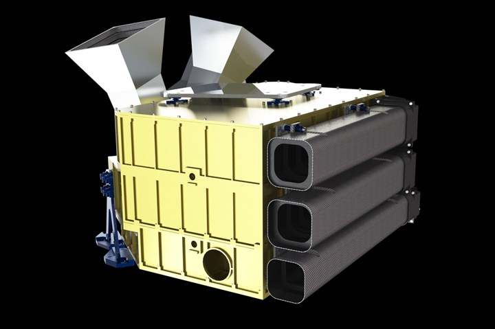 ALTIUS satellite, front.