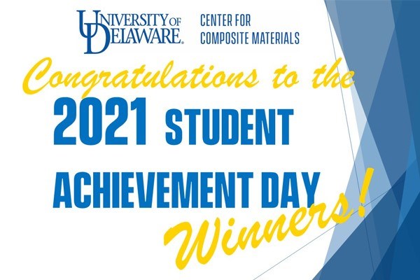 University of Delaware CCM announces 2021 Student Achievement Day winners.
