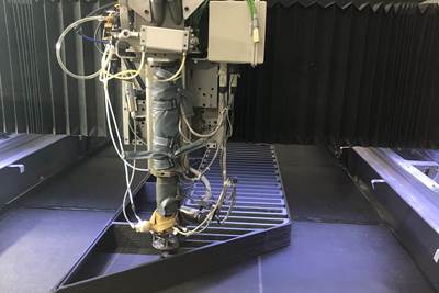 Cincinnati Inc. BAAM printer demonstrates 3D printing with recycled composites