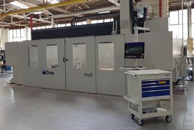 Permali CNC MX5 machining center.