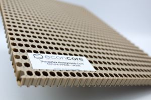 Econcore热塑性蜂窝芯片提供高热性能，便于可回收性