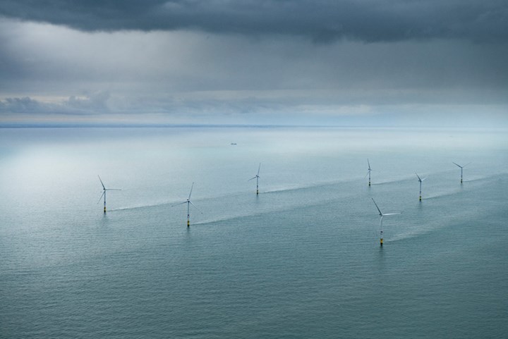 Vestas offshore wind turbines.