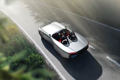 Natural fiber-intensive Aura EV concept car unveiled