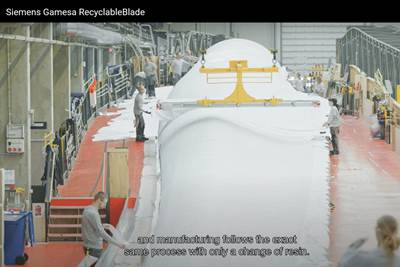 Siemens Gamesa launches recyclable wind turbine blade 