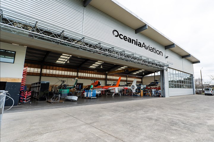 Oceania Aviation's base.